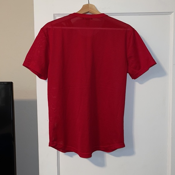Forever 21 Men’s Red Mesh Shirt - Picture 2 of 2